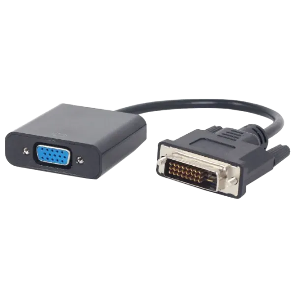 Adaptor Cablexpert A-DVID-VGAF-01  / Black photo 1