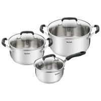 Набор кастрюль Tefal E493S674 5 л Нержавеющая сталь/ Стальной