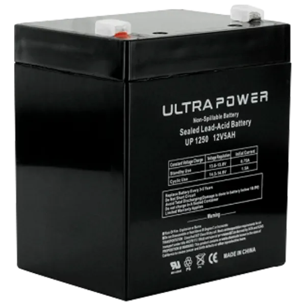 Acumulator pentru UPS Ultra Power UP1250 12 V 5 Ah Black photo 1