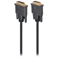 Кабель видео Cablexpert DVI + DVI 1.8 м/ Черный