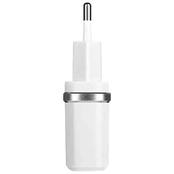 Сетевое зарядное устройство EVO 2USB, 2.4A 2.4 А/ Белый photo 1