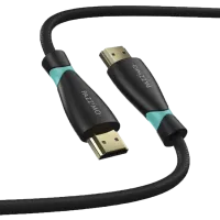 Кабель видео Pazzimo HDMI + HDMI 5 м/ Черный