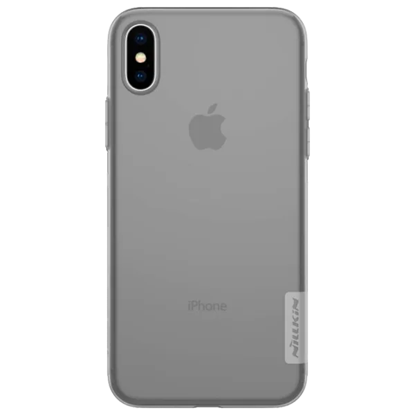 Husă pentru smartphone Apple iPhone X/ XS Nillkin/ Back/ TPU/ Transparent Gray photo 1