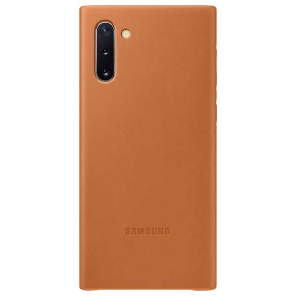 Чехол для смартфона Samsung Galaxy Note 10 Samsung/ Back/ Кожа/ Желтовато Коричневый photo 1 Чехол для смартфона Samsung Galaxy Note 10 Samsung/ Back/ Кожа/ Желтовато Коричневый photo 1