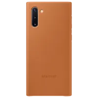 Чехол для смартфона Samsung Galaxy Note 10 Samsung/ Back/ Кожа/ Желтовато Коричневый
