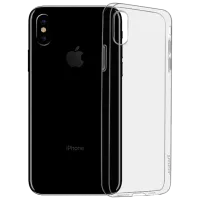 Чехол для смартфона Apple iPhone XS Max Hoco/ Back/ TPU/ Прозрачный Черный