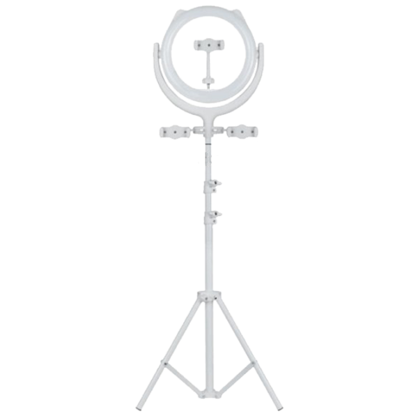 Штатив с круглой лампой Remax CK-01 Selfie Ring Light 12 300 мм Белый photo 1