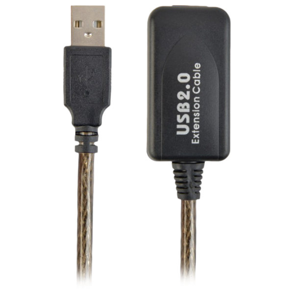 Кабель данных Gembird USB Type-A + USB Type-A 10 м/ Черный photo 1 Кабель данных Gembird USB Type-A + USB Type-A 10 м/ Черный photo 1