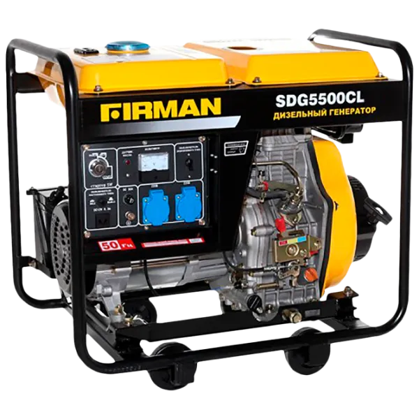 Генератор Firman SDG 5500 CL 220 - 380 В Дизель/ 4.5 кВт photo 1 Генератор Firman SDG 5500 CL 220 - 380 В Дизель/ 4.5 кВт photo 1