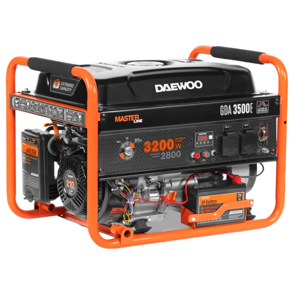 Генератор Daewoo GDA 3500E 220 В Бензин/ 2.8 кВт photo 1 Генератор Daewoo GDA 3500E 220 В Бензин/ 2.8 кВт photo 1