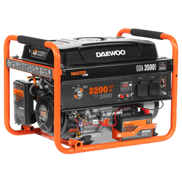 Генератор Daewoo GDA 3500E 220 В Бензин/ 2.8 кВт photo 1 Генератор Daewoo GDA 3500E 220 В Бензин/ 2.8 кВт photo 1