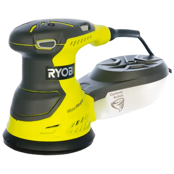 Шлифовальная машина Ryobi ROS300 Эксцентриковая/ Зелёный photo 1 Шлифовальная машина Ryobi ROS300 Эксцентриковая/ Зелёный photo 1
