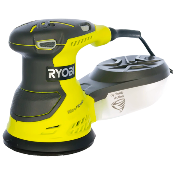 Шлифовальная машина Ryobi ROS300 Эксцентриковая/ Зелёный photo 1 Шлифовальная машина Ryobi ROS300 Эксцентриковая/ Зелёный photo 1