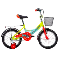 Bicicletă Rocket Fulger 16" Oțel/ Red Yellow