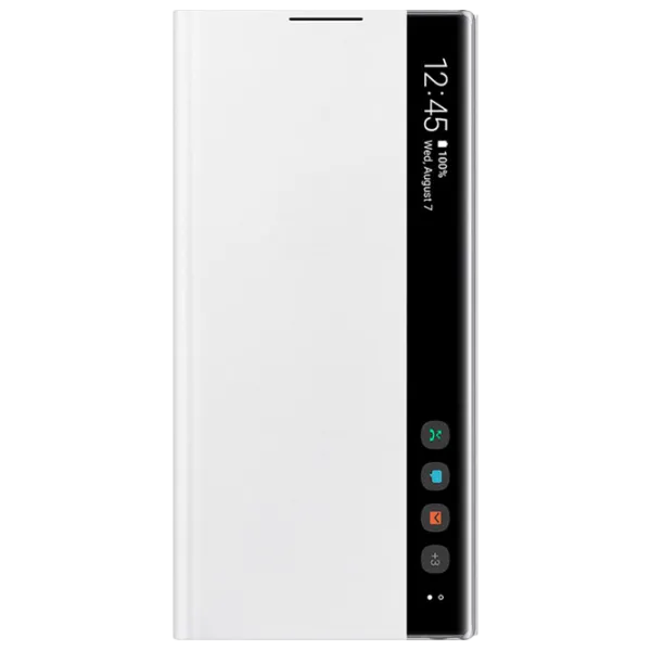 Чехол для смартфона Samsung Galaxy Note 10 Samsung/ Flip Cover View/ PU/ Белый photo 1