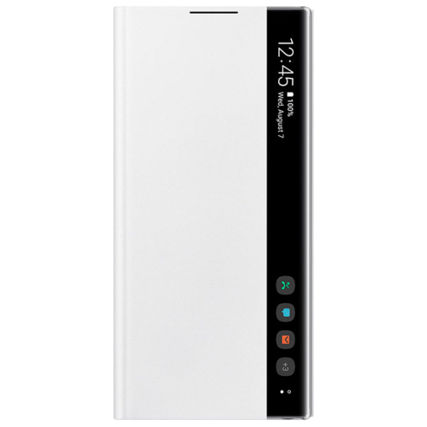 Чехол для смартфона Samsung Galaxy Note 10 Samsung/ Flip Cover View/ PU/ Белый photo 1
