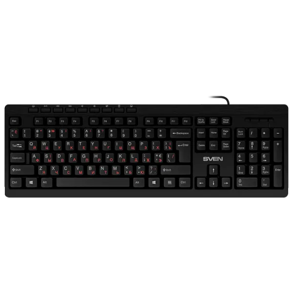 Клавиатура Sven KB-C3010 Проводная/ Черный photo 1