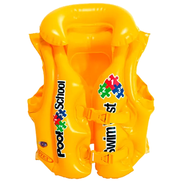 Надувной жилет Intex 58660 Винил/ Желтый photo 1