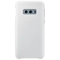 Husă pentru smartphone Samsung Galaxy S10e Samsung/ Back/ Piele/ White