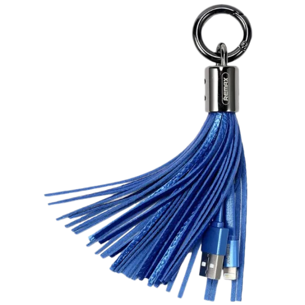 Cablu pentru telefon RC-053i Remax USB Type-A + Lightning 0.08 m/ Blue photo 1