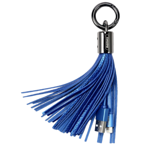 Cablu pentru telefon RC-053i Remax USB Type-A + Lightning 0.08 m/ Blue photo 1