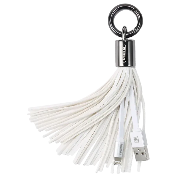 Кабель для телефона RC-053i Remax USB Type-A + Lightning 0.1 м/ Белый photo 1
