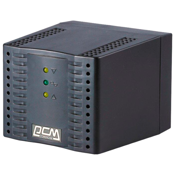 Стабилизатор напряжения PowerCom TCA-3000 Черный photo 1