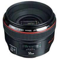 Объектив Canon EF 50 mm f/ 1.2L USM Черный