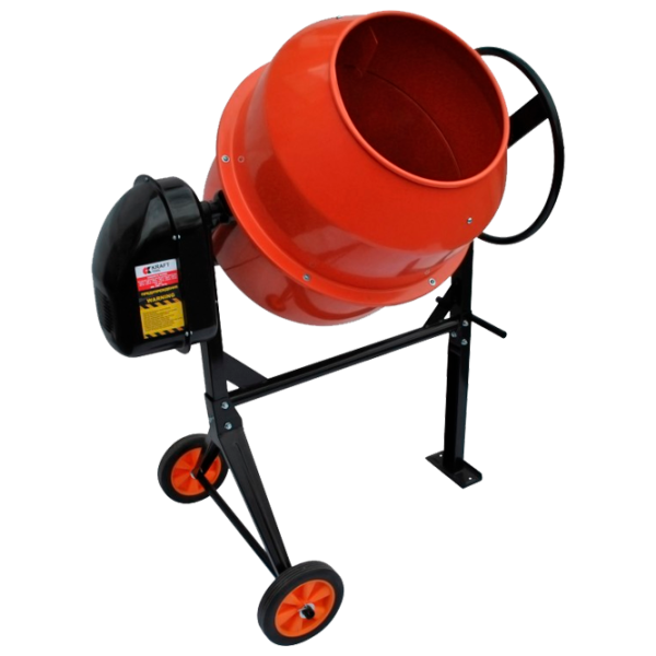 Бетономешалка Kraft Tool KT165L 165 л 1150 Вт/ Оранжевый photo 1