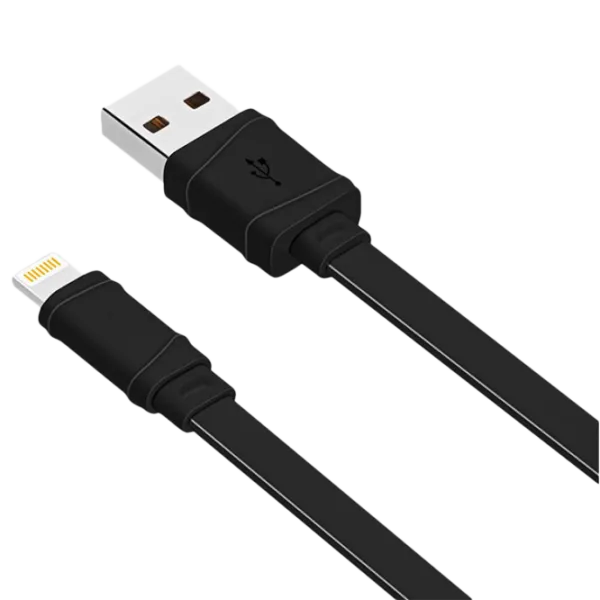 Cablu pentru telefon 20484 Screen Geeks USB Type-A + Lightning 1 m/ Black photo 1