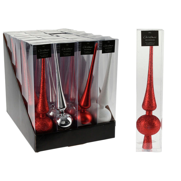 Jucării pentru brad Christmas 12828 20 cm/ Red, silver, white photo 1 Jucării pentru brad Christmas 12828 20 cm/ Red, silver, white photo 1