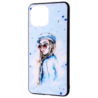 Husă pentru smartphone Xiaomi Mi 11 Lite/ 11 Lite 5G NE WAVE/ Back/ PC/ TPU/ Black Blue