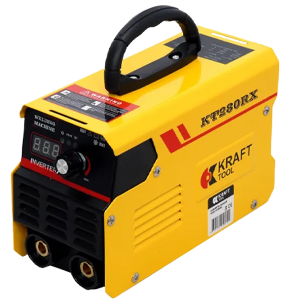 Aparat de sudat Kraft Tool KT280RX 230 V cu electrod (MMA)/ Yellow photo 1