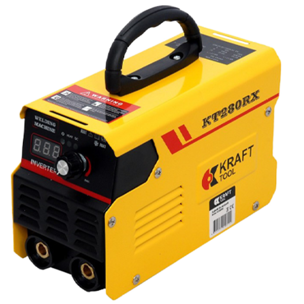 Aparat de sudat Kraft Tool KT280RX 230 V cu electrod (MMA)/ Yellow photo 1