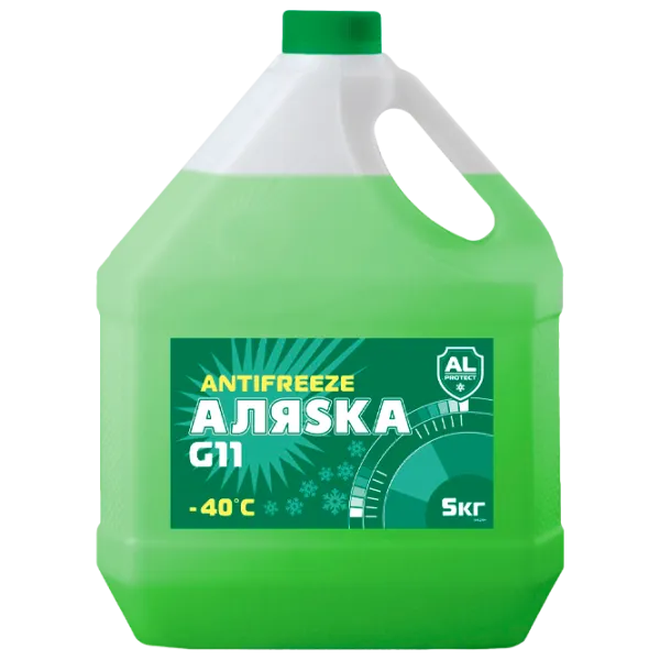 Антифриз Alaska New Formula 49424 5 л Зелёный photo 1