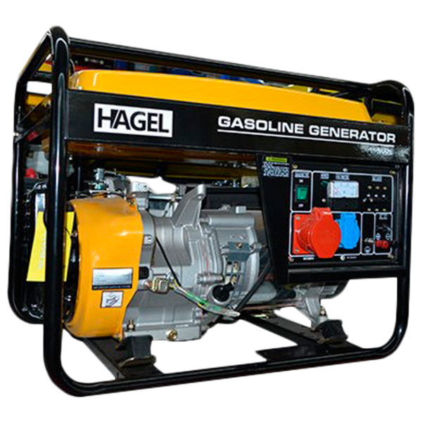 Генератор Hagel 6500CL-3 220 - 380 В Бензин/ 5 кВт photo 1