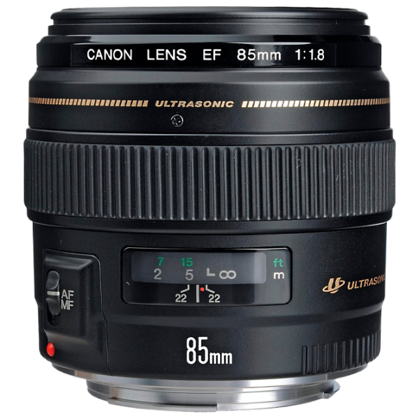 Объектив Canon EF 85 mm f/ 1.8 USM Черный photo 1 Объектив Canon EF 85 mm f/ 1.8 USM Черный photo 1