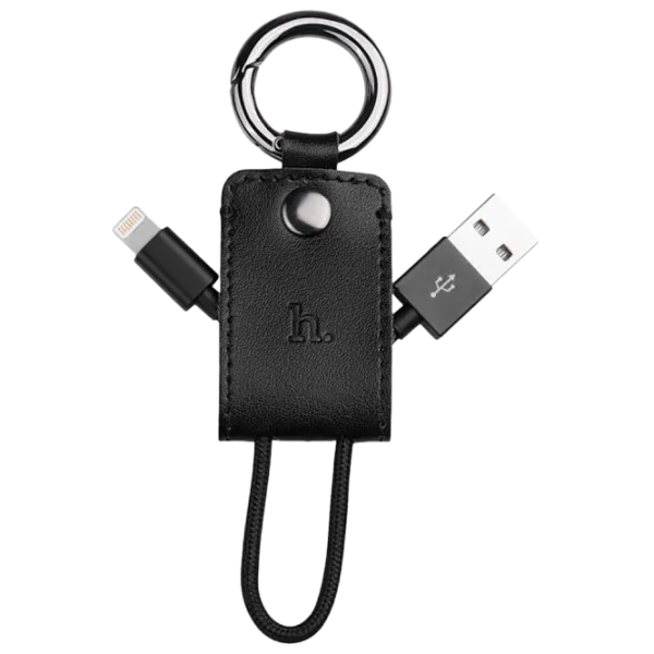 Кабель для телефона UPL19 Hoco USB Type-A + Lightning 0.1 м/ Черный photo 1 Кабель для телефона UPL19 Hoco USB Type-A + Lightning 0.1 м/ Черный photo 1