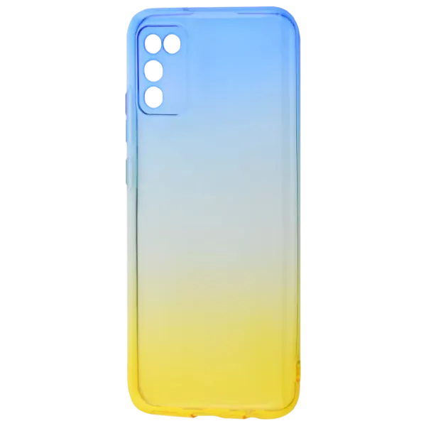 Чехол для смартфона Samsung Galaxy A03s (A037) PRC/ Back/ TPU/ Желтый Синий photo 1