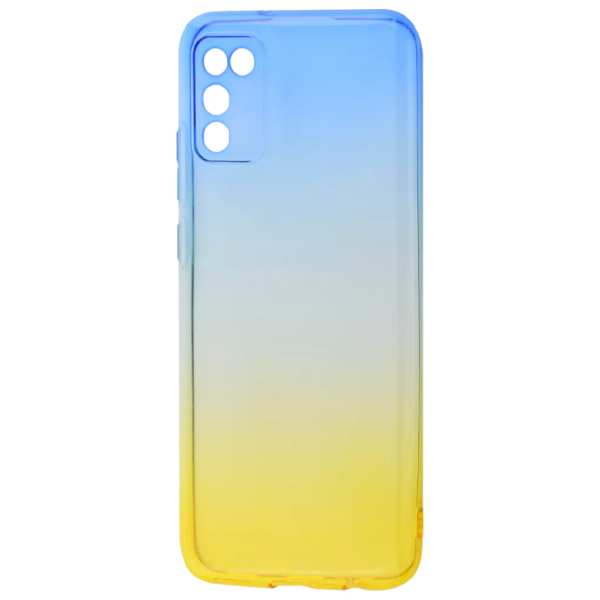 Чехол для смартфона Samsung Galaxy A03s (A037) PRC/ Back/ TPU/ Желтый Синий photo 1