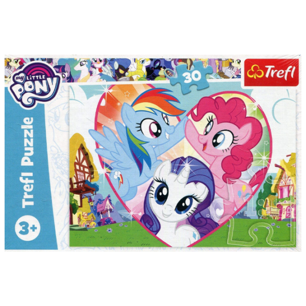 Puzzle 2D Trefl Better together 3+/ Numărul de piese: 30 photo 1