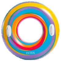 Надувной круг Intex 59256 Винил/ Разноцветный