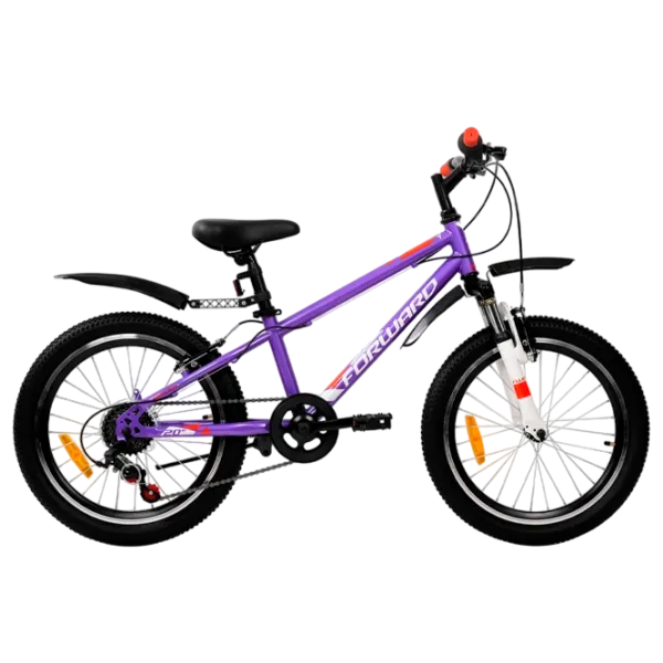 Велосипед Forward Unit 20" 10.5" Сталь/ Фиолетовый Белый photo 1 Велосипед Forward Unit 20" 10.5" Сталь/ Фиолетовый Белый photo 1