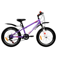 Велосипед Forward Unit 20" 10.5" Сталь/ Фиолетовый Белый