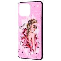 Husă pentru smartphone Xiaomi Mi 11 Lite/ 11 Lite 5G NE WAVE/ Back/ PC/ TPU/ Black Pink