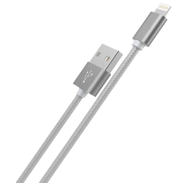 Cablu pentru telefon X2 Rapid Charging Hoco USB Type-A + Lightning 1 m/ Gray photo 1