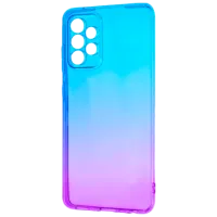 Чехол для смартфона Samsung Galaxy A32 WAVE/ Back/ TPU/ Синий Пурпурный