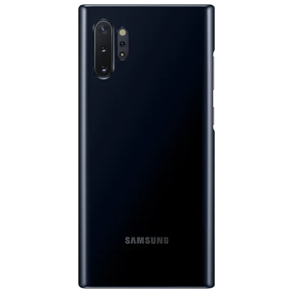 Чехол для смартфона Samsung Galaxy Note 10+ Samsung/ Led Cover/ PU/ Черный photo 1