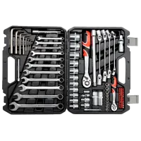 Набор ключей с трещоткой Yato YT-38781 Количество в наборе: 77 шт.