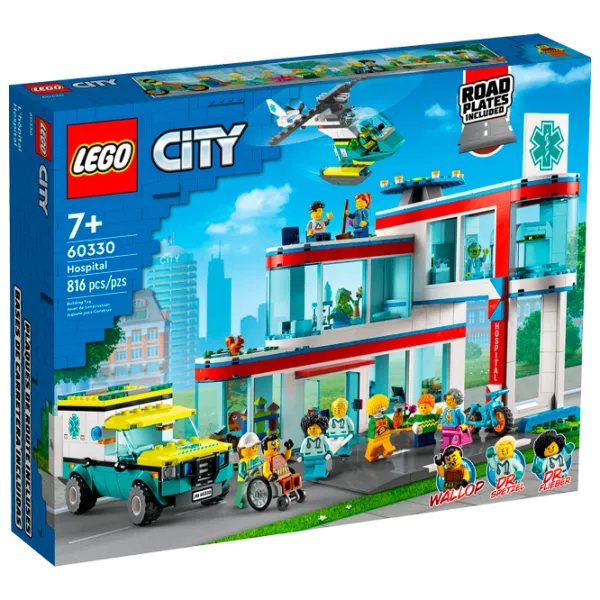 Детский конструктор LEGO Больница скорой помощи Госпиталь/ Белый photo 1